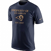 St. Louis Rams Nike Property Of Performance WEM T-Shirt - Navy Blue,baseball caps,new era cap wholesale,wholesale hats